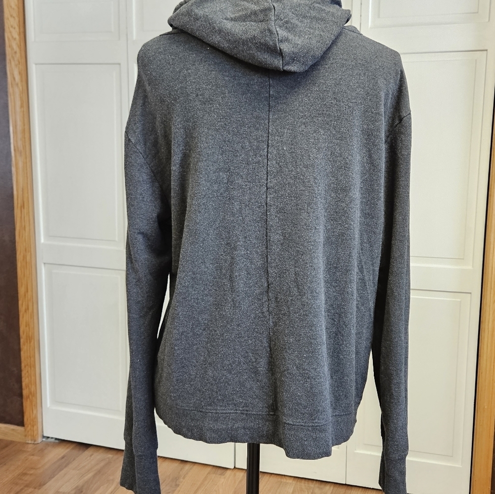Catherine Malandrino women's large gray hoodie - Picture 4 of 6